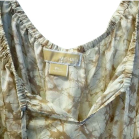 MICHAEL Michael Kors Print Silk Blouse - Picture 3 of 4